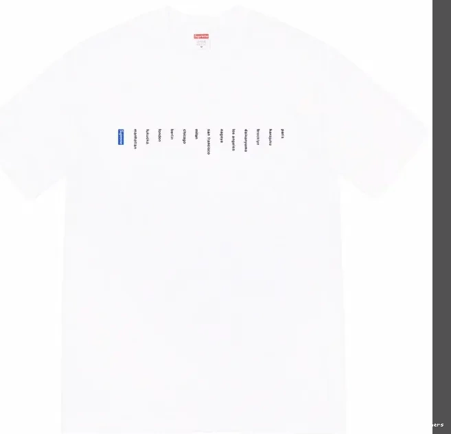 M 23SS City sleeved White and TEE Location Black Short L Label S T-shirt Small XL Store 0724